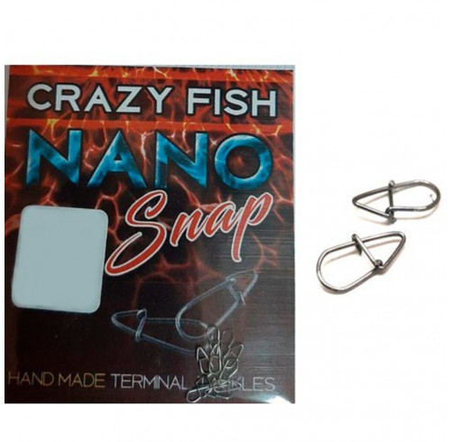 ЗАСТЕЖКИ CRAZY FISH NANO SNAP