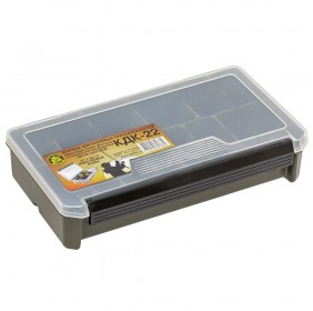 КОРОБКА РЫБОЛОВНАЯ ТРИ КИТА BOX КДК-22 ХАКИ 23X12,5X5СМ.