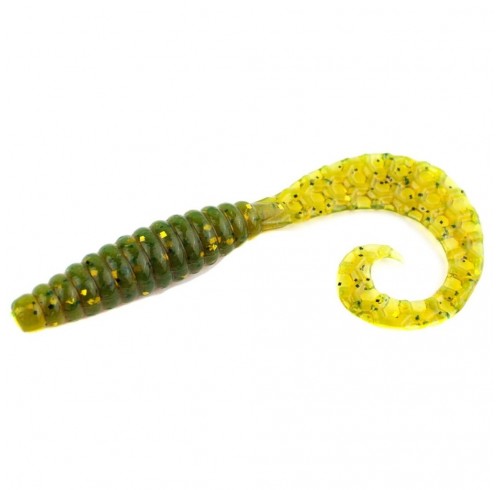 ПРИМАНКА СИЛИКОНОВАЯ СЪЕДОБНАЯ BAIT BREATH CURLY GRUB 2.5" UR-868
