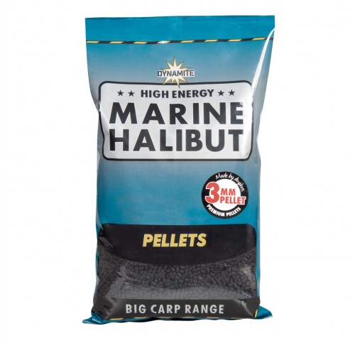 Пеллетс Dynamite Baits Marine Halibut Pellets 900g - 3mm