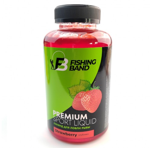 Ликвид Fishing Band Strawberry Клубника 500 мл