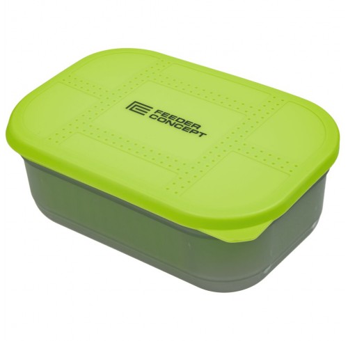 Коробка для прикормки Feeder Concept Feeder Bait Box с вентилируемой крышкой и лотком 170×115×65