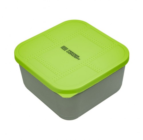 Коробка для прикормки Feeder Concept Feeder Bait Box с вентилируемой крышкой и лотком 170×170×95