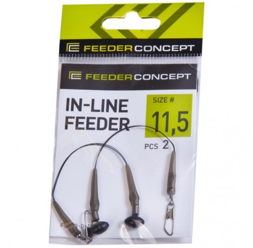 ОТВОДЫ ДЛЯ КОРМУШКИ FEEDER CONCEPT IN-LINE FEEDER 11.5СМ