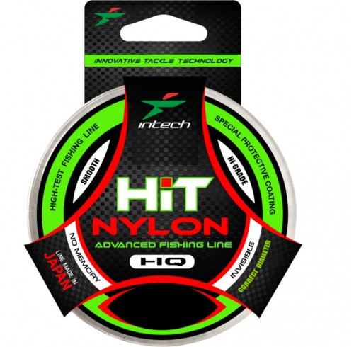 ЛЕСКА МОНОФИЛЬНАЯ INTECH HIT NYLON 50М
