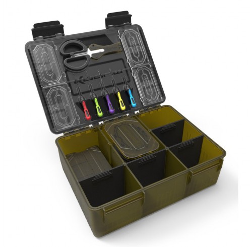 Коробка с инструментом для монтажа Korum Tackle Blox - Fully Loaded 250х196х91 Коробка с инструментом для монтажа Korum Tackle Blox - Fully Loaded 250х196х91