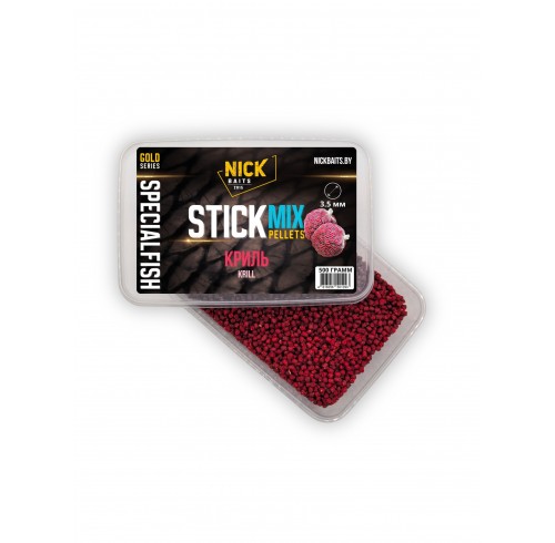 Stick-mix pellets 3,5 мм NICK BAITS GOLD “SF” (Криль)