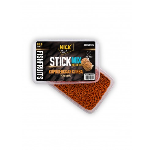 Stick-mix pellets 3,5 мм NICK BAITS GOLD “FF” (Королевская слива)