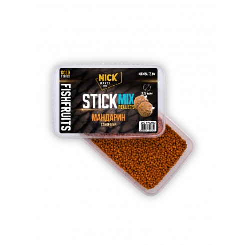 Stick-mix pellets 3,5 мм NICK BAITS GOLD “FF” (Мандарин)