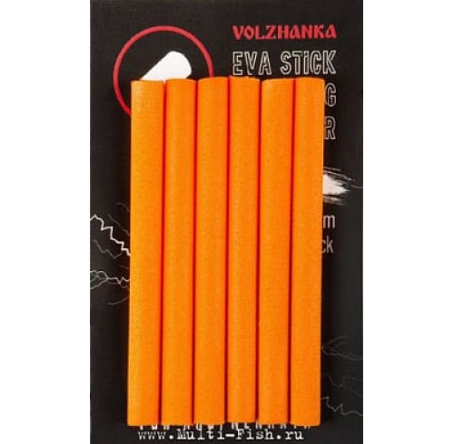 EVA ДЛЯ ЗИГ РИГ VOLZHANKA EVA STICK FOR ZIG ALIGNER 6ММ/70ММ, ЦВЕТ ORANGE 6ШТ.
