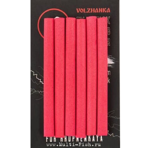EVA ДЛЯ ЗИГ РИГ VOLZHANKA EVA STICK FOR ZIG ALIGNER 6ММ/70ММ, ЦВЕТ RED 6ШТ.