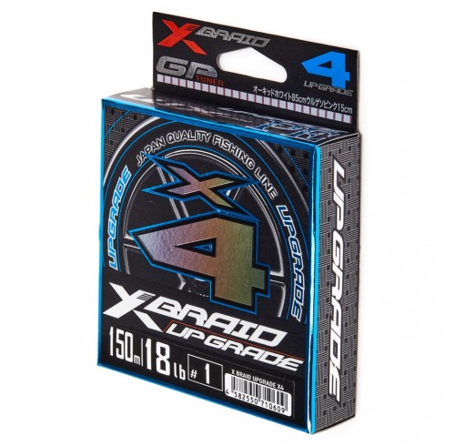 YGK X-BRAID UPGRADE X4 BRAID WHITE-PINK 150M 