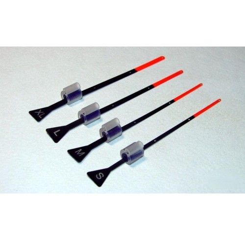 Кивок из рентгеновской плёнки Уловка BLACK (средний строй) L-средний строй 0,5-0,85г