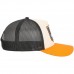 Бейсболка Zetrix PVC-2402 оранжевый козырек/черная сетка Бейсболка Zetrix PVC-2402 оранжевый козырек/черная сетка